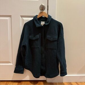 Dark Green Quilted Jacket